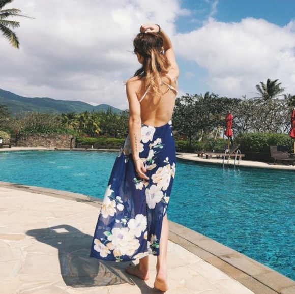 Temporarily Restocked! Strappy Summer Maxi - Picture 7 of 8